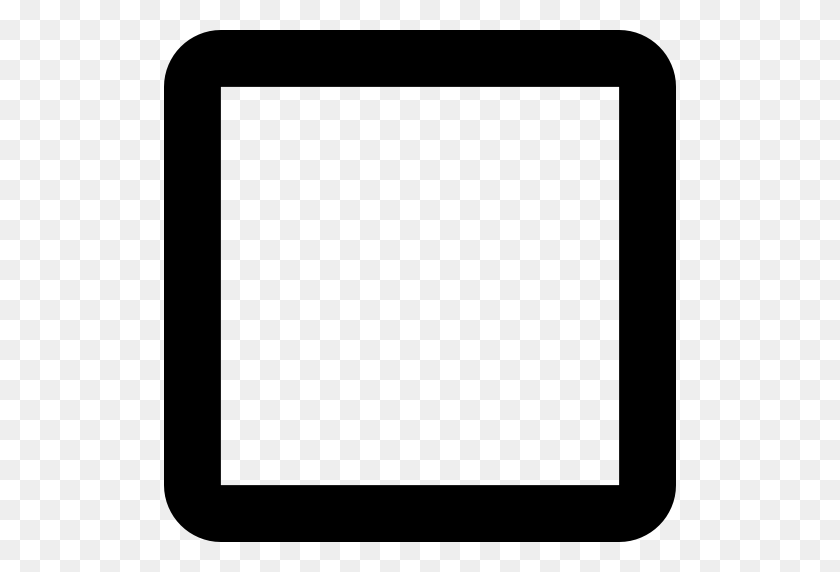 512x512 Icono En Blanco, Verificacion, Cuadro De Gratis De Google Material - Cuadro PNG