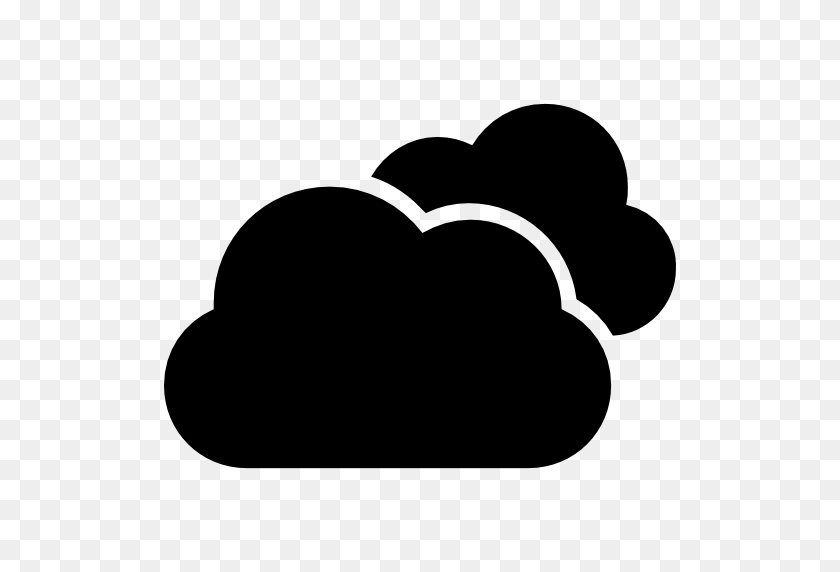 512x512 Icono Nubes De Tormenta Gratis De Hawcons Weather Filled - Нубес Png