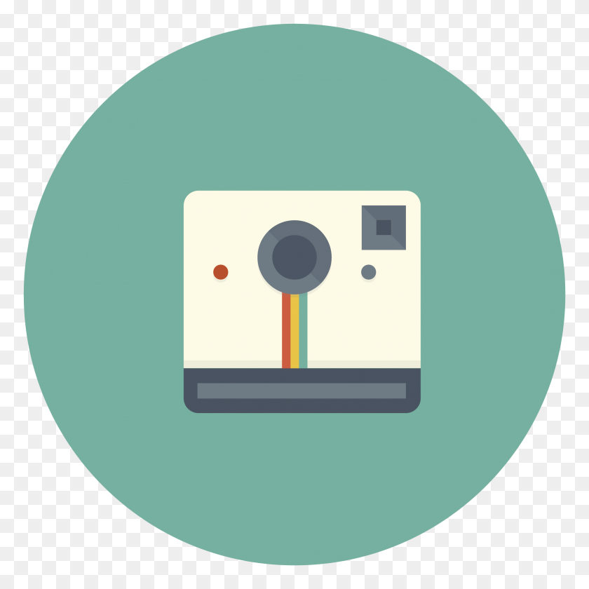2133x2133 Icons For Free - Polaroid Camera PNG