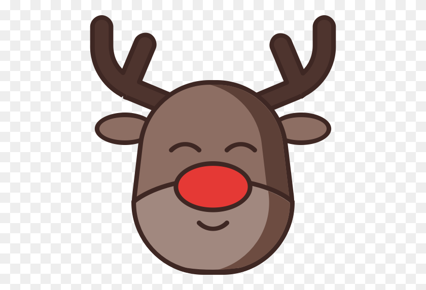 512x512 Icons For Free - Rudolph Nose PNG