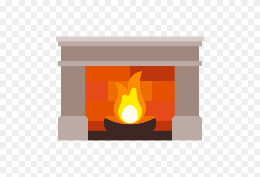 512x512 Icons For Free - Fireplace PNG