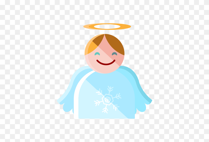 512x512 Иконки Для Бесплатного Ангела, Значок Рождества, Значок Рождества - Небеса Png