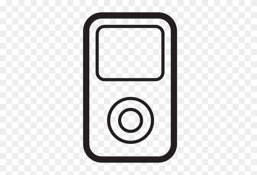 512x512 Iconos Para El Icono De Apple Gratis, Icono De Auriculares, Icono De Ipod, Escucha - Ipod Png