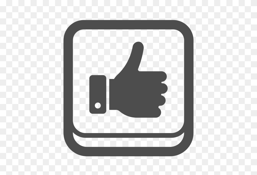 512x512 Иконки Для Бесплатного Общения, Значок Информации, Facebook - Кнопка «Мне Нравится» В Facebook Png