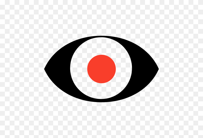 512x512 Icons For Free Eye Icon, Eyeball Icon, View Icon, Look Icon - Eye Ball PNG