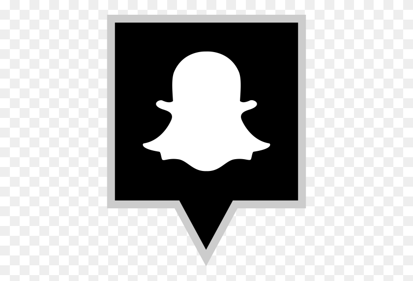 512x512 Iconos Para El Icono De Medios Gratuitos, El Icono De Medios, El Icono De Snapchat, Las Redes Sociales - Snapchat Png