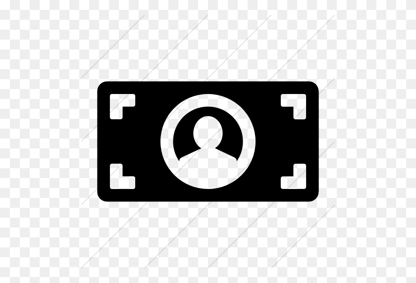 512x512 Iconsetc Простой Черный Значок Фундаментной Долларовой Банкноты - Долларовая Банкнота Клипарт Черно-Белые
