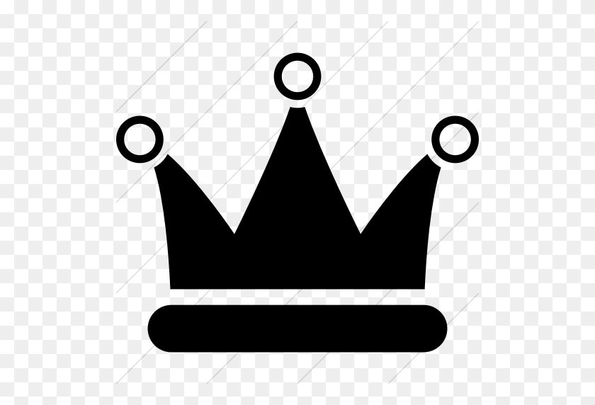 512x512 Iconsetc Simple Black Raphael Crown Icon - Crown PNG Black