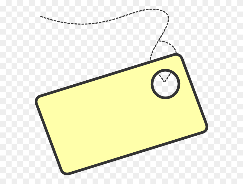 600x579 Id Card Yellow Clip Art - Id Card Clipart