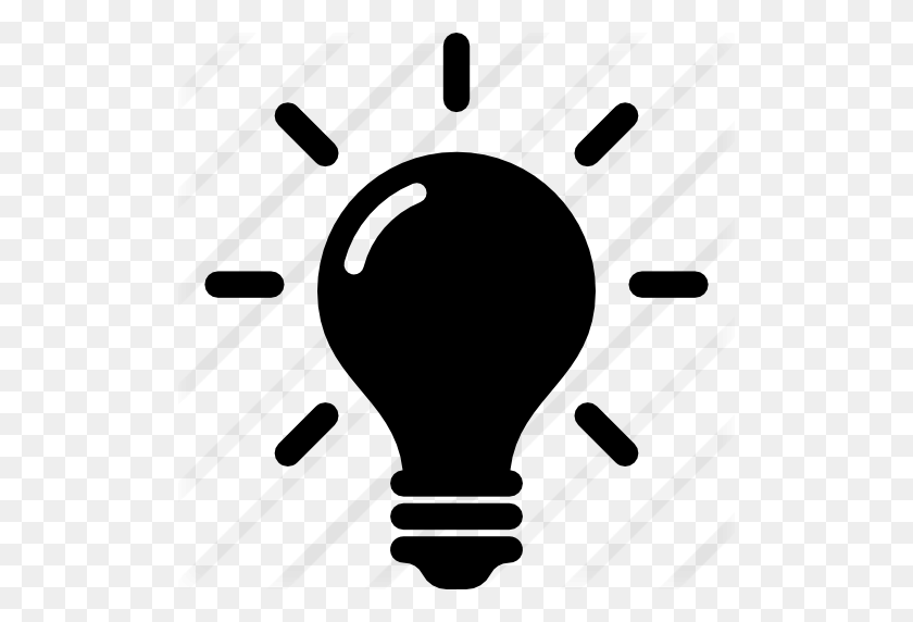 512x512 Idea And Creativity Symbol Of A Lightbulb - Creativity PNG