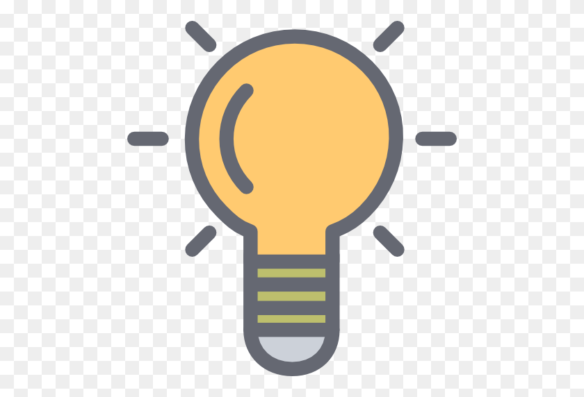 474x512 Идея, Значок Лампочки Без Плоской Линии, Набор Значков Взаимодействия С Пользователем - Значок Опыта Png