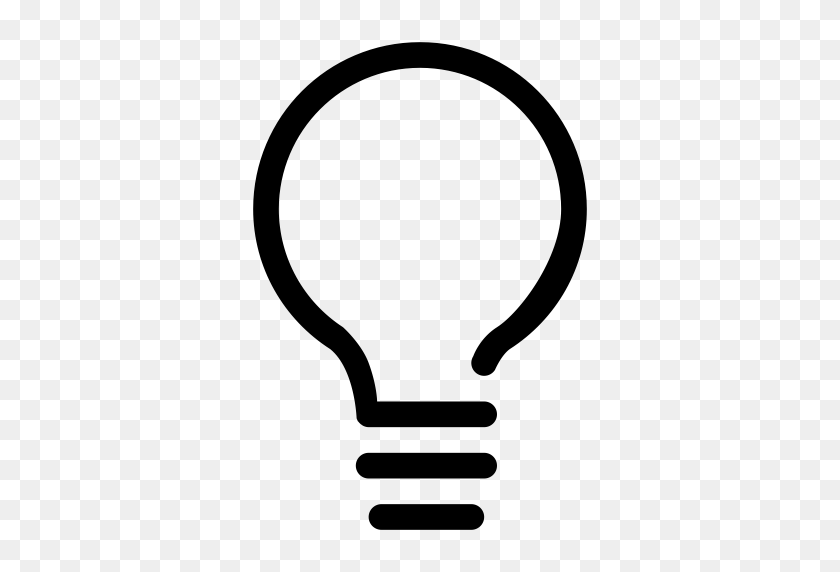 512x512 Идея, Лампа Накаливания, Значок Лампы С Png И Векторным Форматом Бесплатно - Идея Значок Png