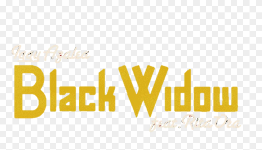 987x535 Iggy Azalea - Black Widow Logo PNG