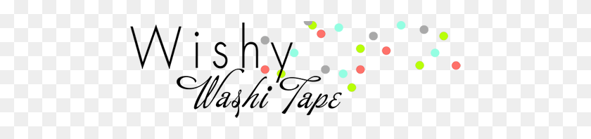 500x138 Iheart Organizing Iheart Wishy Washi A Giveaway! - Washi Tape PNG