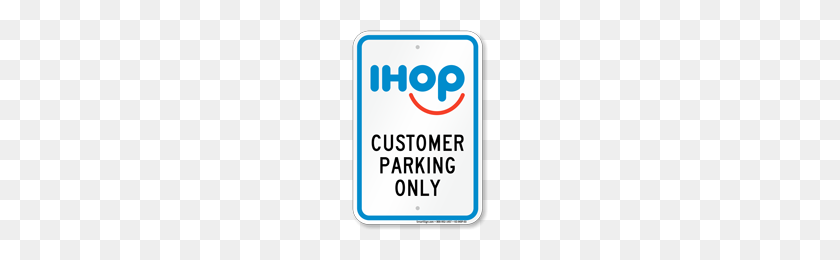 136x200 Ihop Parking Signs - Ihop Logo PNG