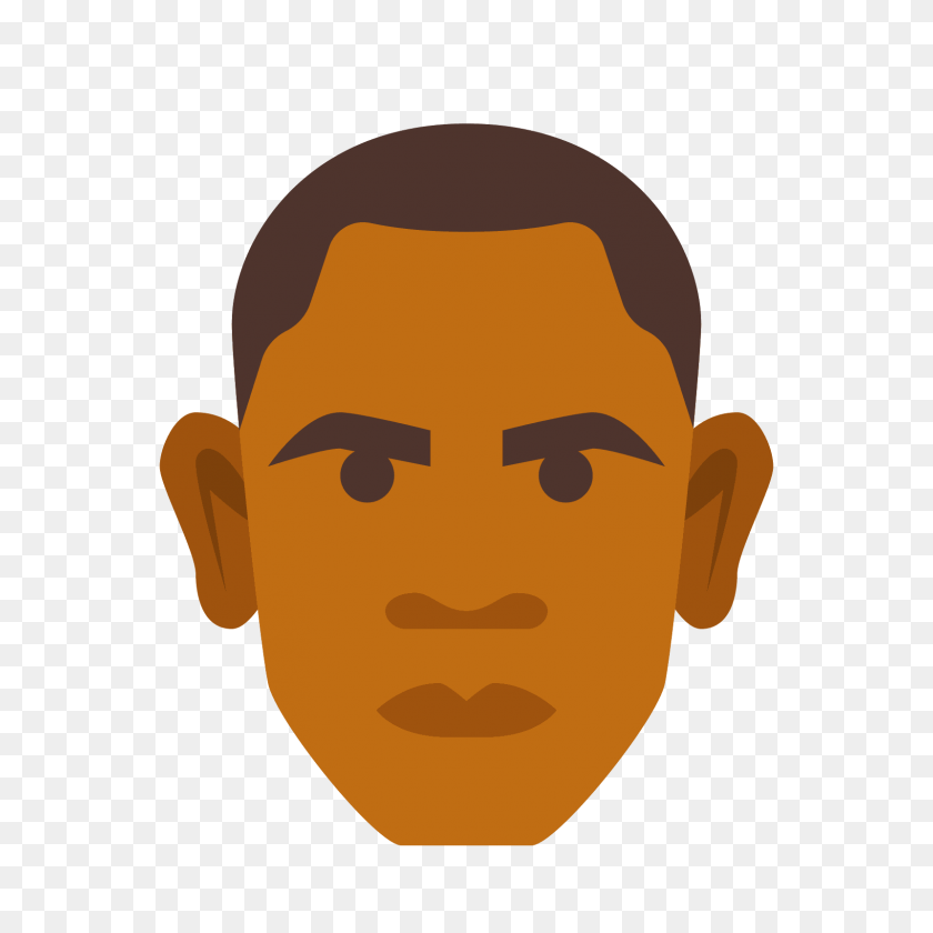 1600x1600 Ikonka Barack Obama - Obama Png
