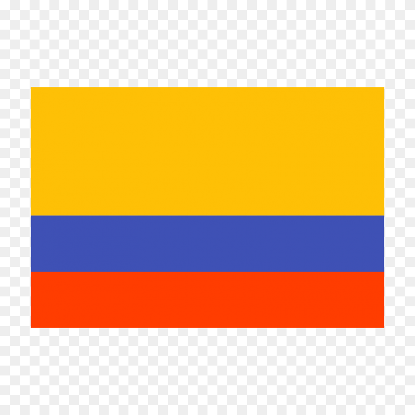 1600x1600 Ikonka Colombia - Colombian Flag PNG