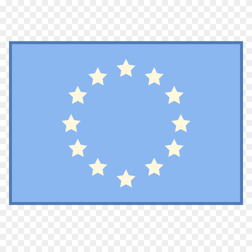 1600x1600 Ikonka Flag Of Europe - Europe PNG
