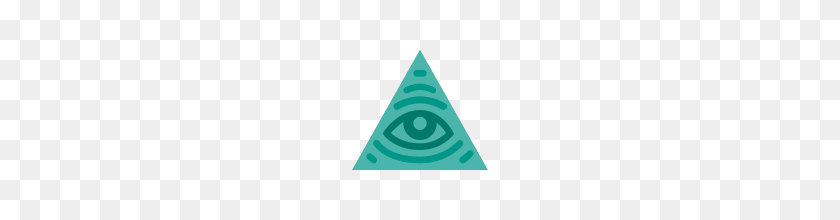 160x160 Illuminati Icon - All Seeing Eye PNG