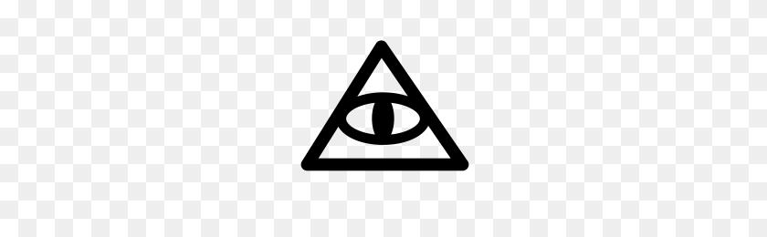 200x200 Illuminati Icons Noun Project - Illuminati Eye PNG