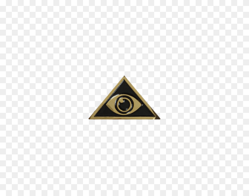 600x600 Illuminati Lapel Pin Bermuda Press - Illuminati Symbol PNG