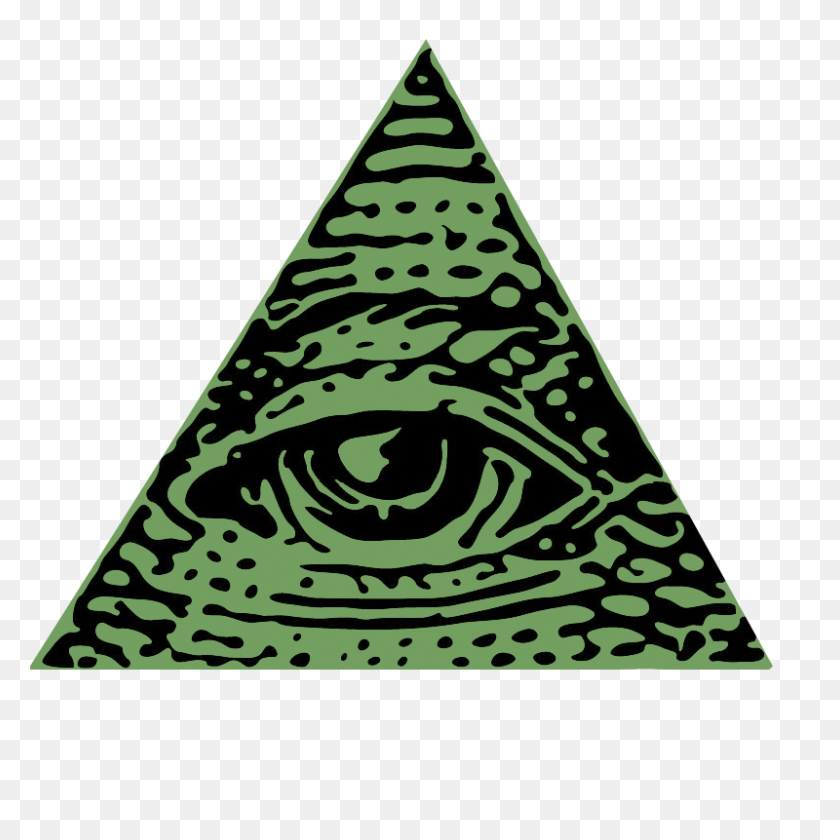 800x800 Logotipo De Illuminati - Ojo Illuminati Png