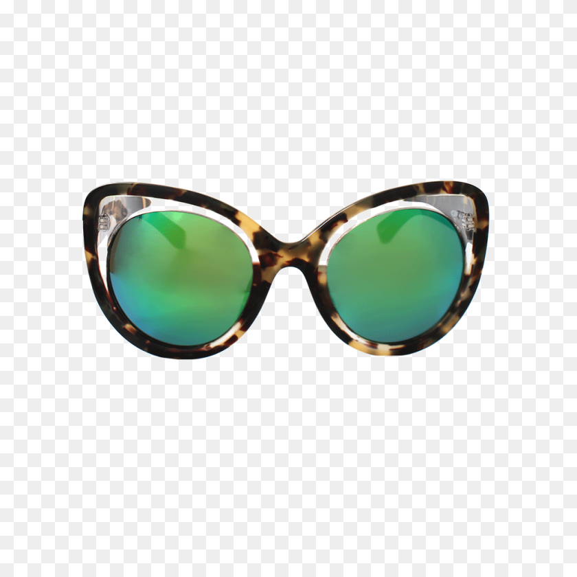 960x960 Illusion Cat Eye Sunglasses Marissa Collections - Cat Eye PNG