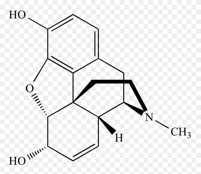 796x682 Glosario Ilustrado De Química Orgánica - Heroína Png