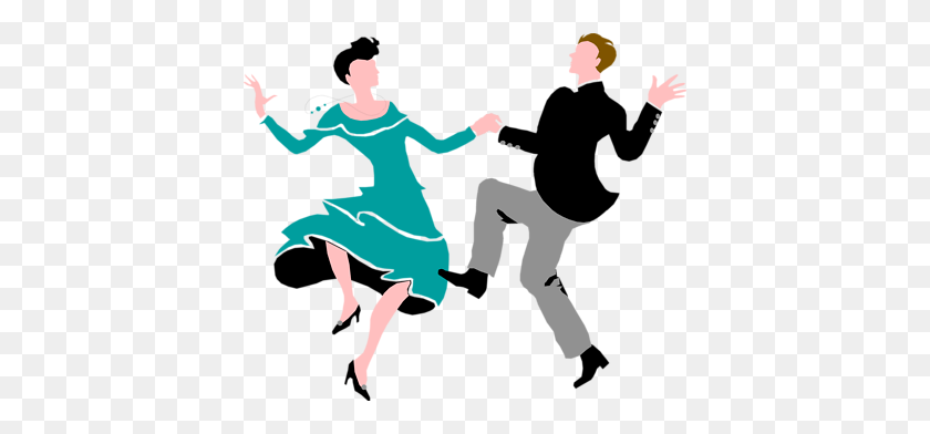 400x332 Illustration Of A Couple Dancing I L L Ustration Dance - Ballroom Clipart