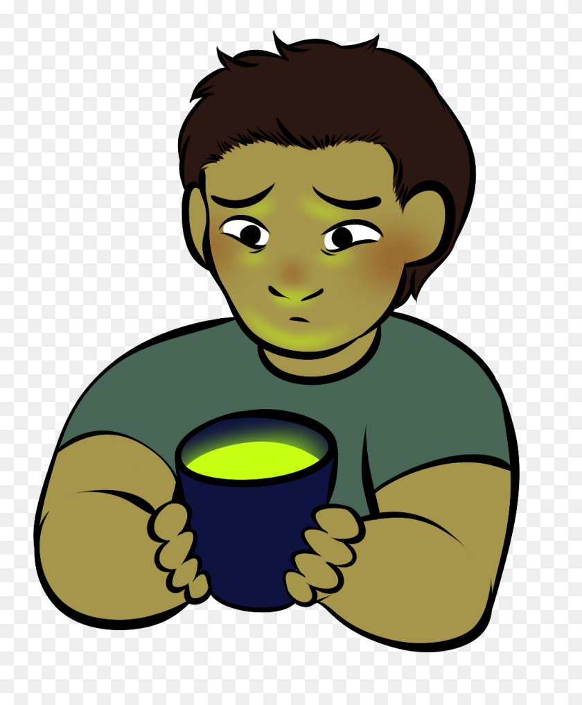 1000x1227 Illustration Of A Person Drinking Contaminated Water - People Drinking PNG