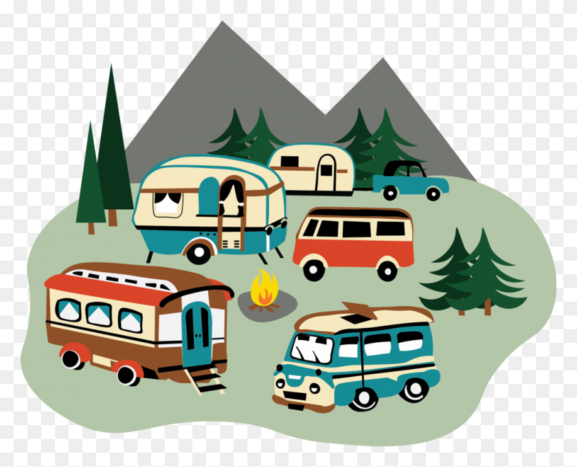 1000x797 Illustration The Daily Orange Jacqueline Simpson - Rv Camping Clipart