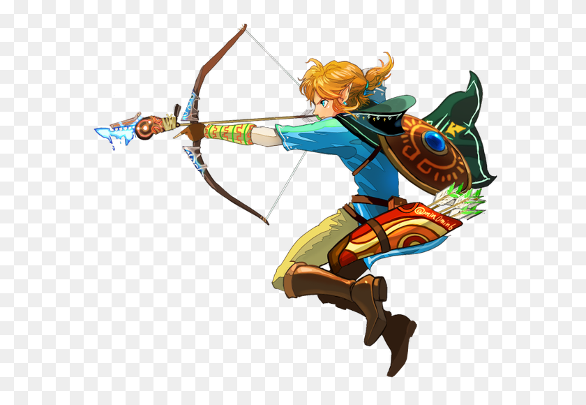 600x520 I'm So Excited For The New Zelda Game! Video Games Shows - Link Breath Of The Wild PNG