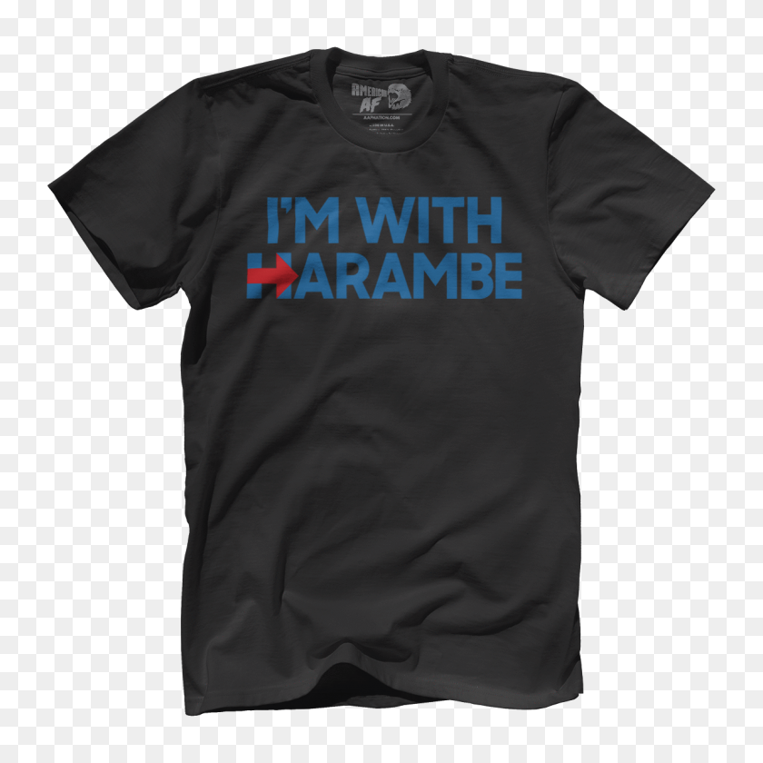 1200x1200 I'm With Harambe American Af - Harambe PNG