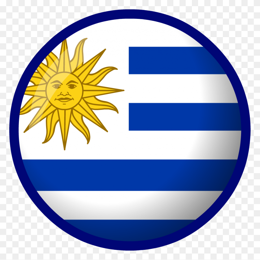 Uruguay Flag Map - Uruguay Flag PNG - FlyClipart