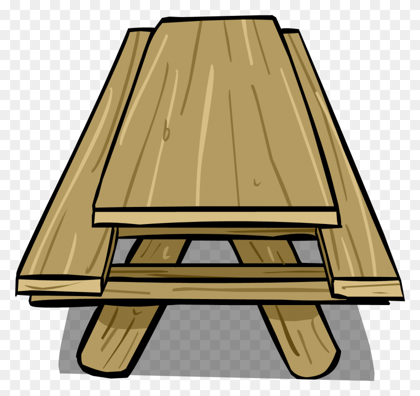1304x1224 Image - Picnic Table PNG