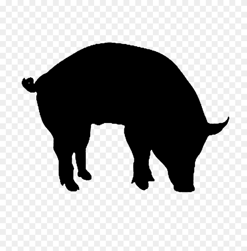 924x942 Image - Pig Silhouette PNG