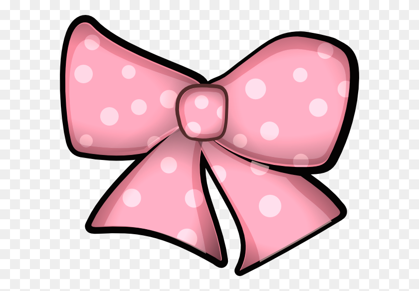 600x524 Image - Pink Bow PNG