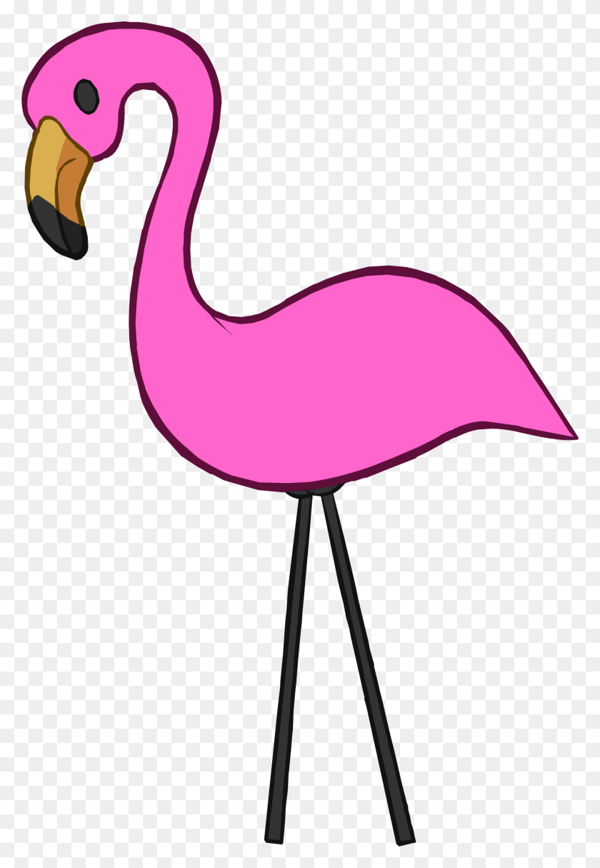 1371x2031 Image - Pink Flamingo Clip Art