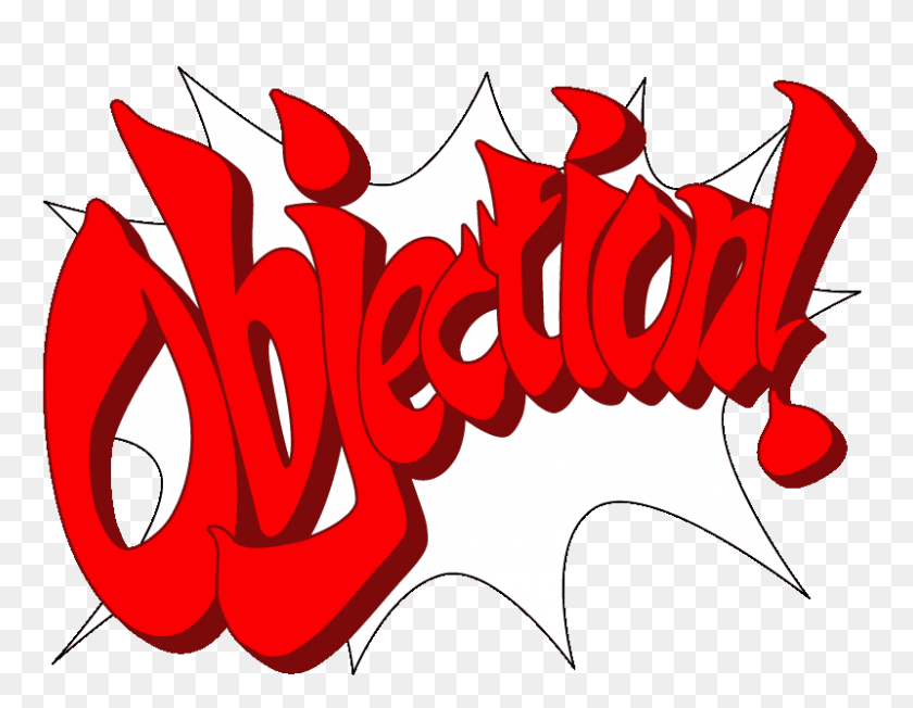 800x608 Image - Objection PNG