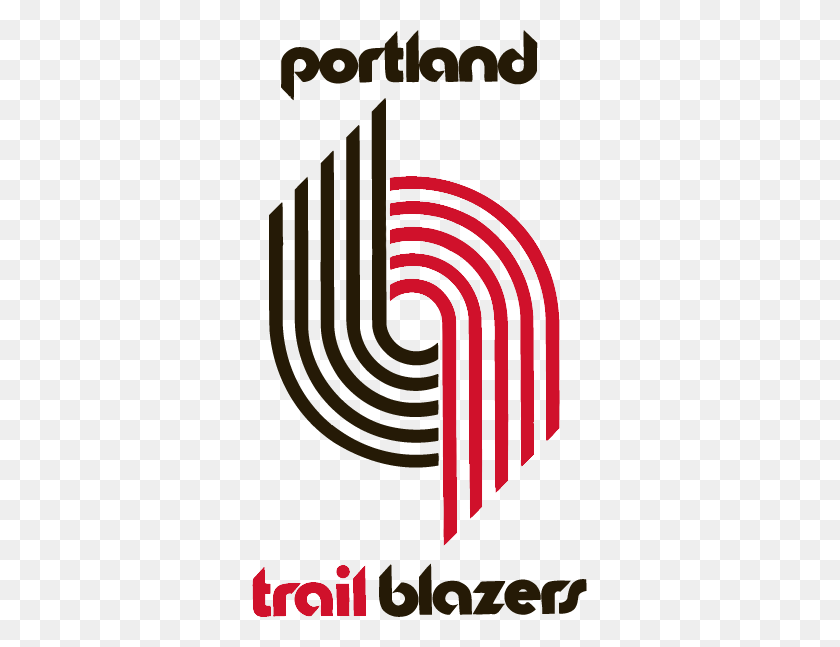 335x587 Изображение - Логотип Portland Trail Blazers Png