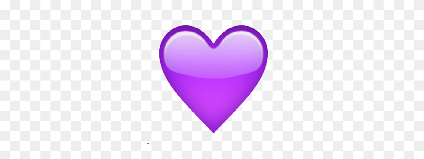 256x256 Imagen - Corazón Púrpura Png
