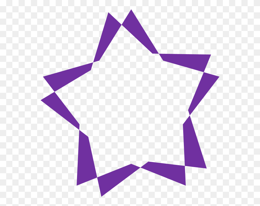 578x606 Imagen - Estrella Púrpura Png