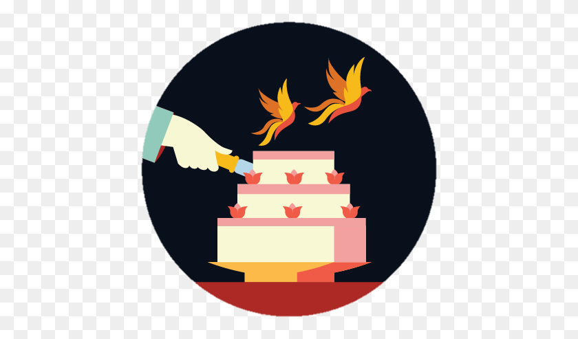 434x433 Image - Wedding Cake PNG