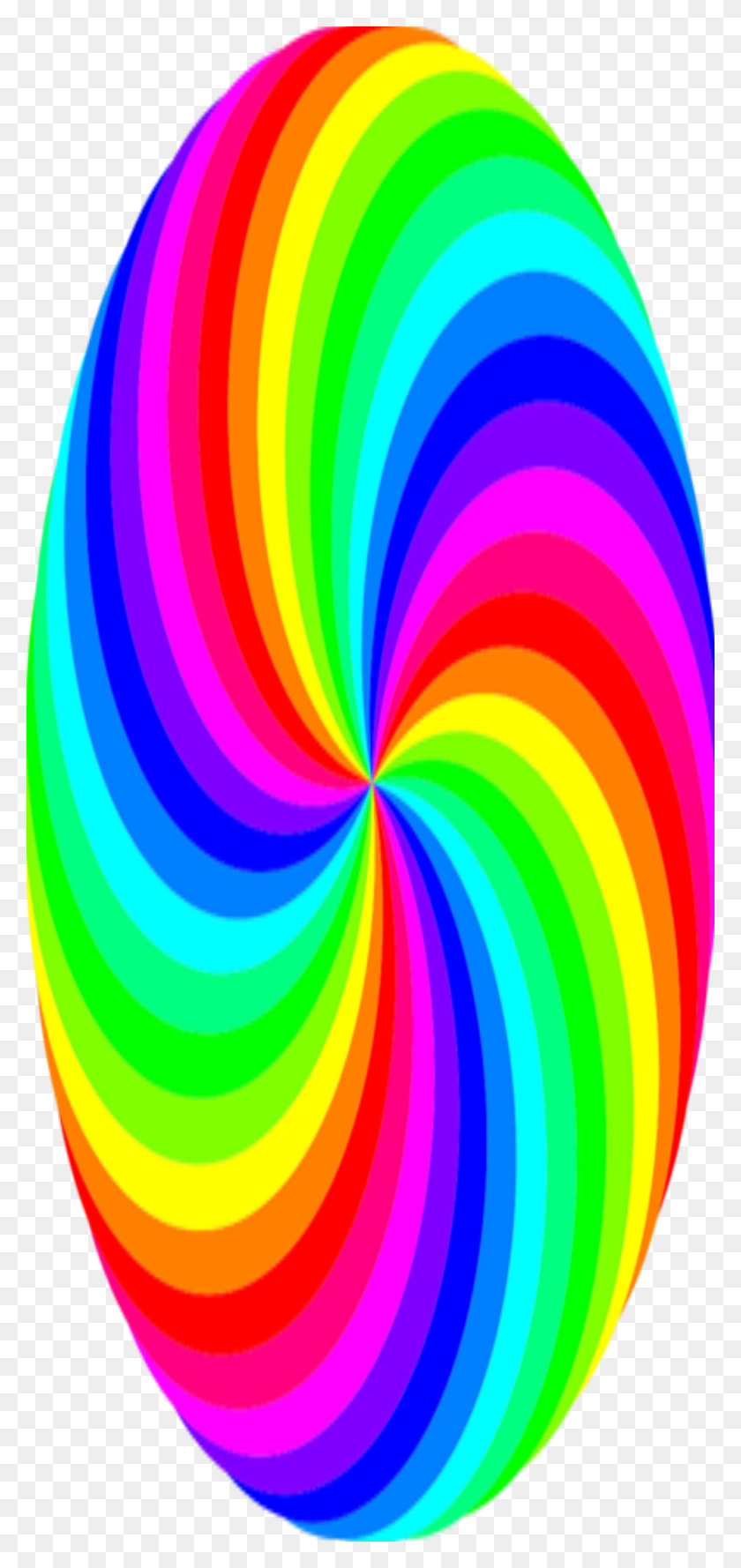 1000x2203 Image - Rainbow Circle PNG