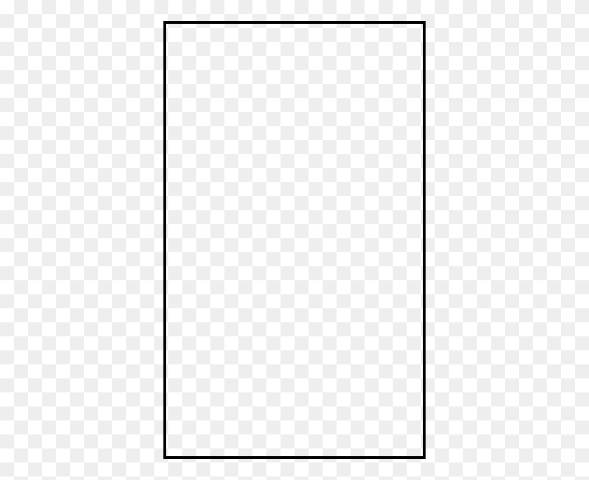 374x625 Image - Rectangle Outline PNG