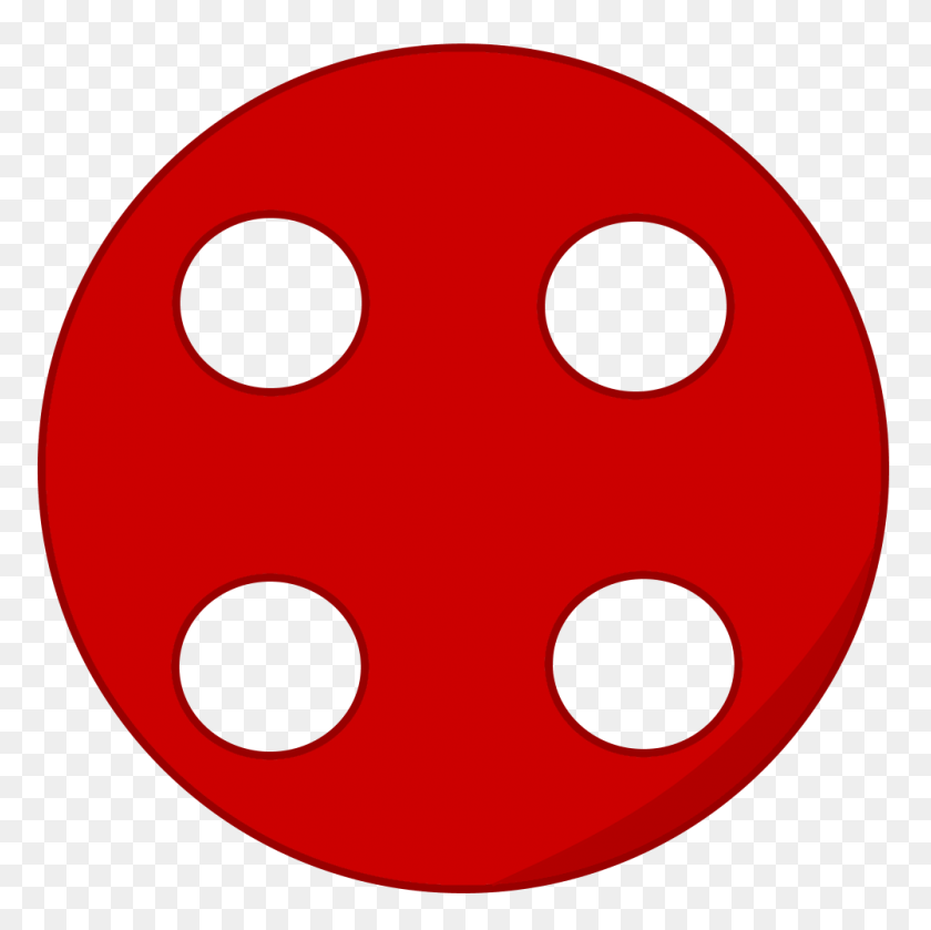1000x1000 Image - Red Button PNG