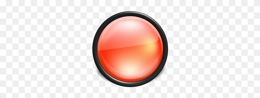 256x256 Image - Red Button PNG