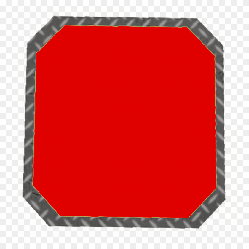 1280x1280 Image - Red Button PNG