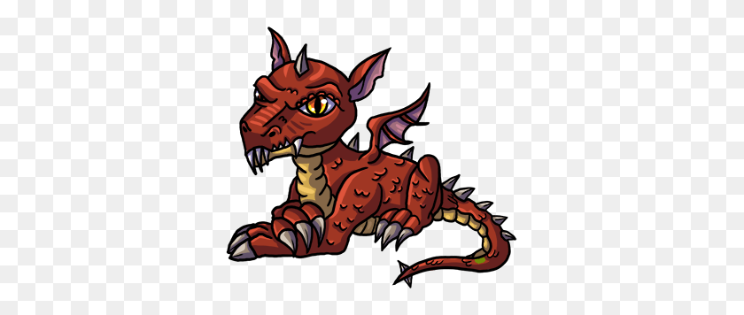 329x296 Image - Red Dragon PNG
