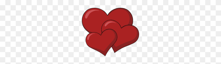 218x186 Image - Red Hearts PNG